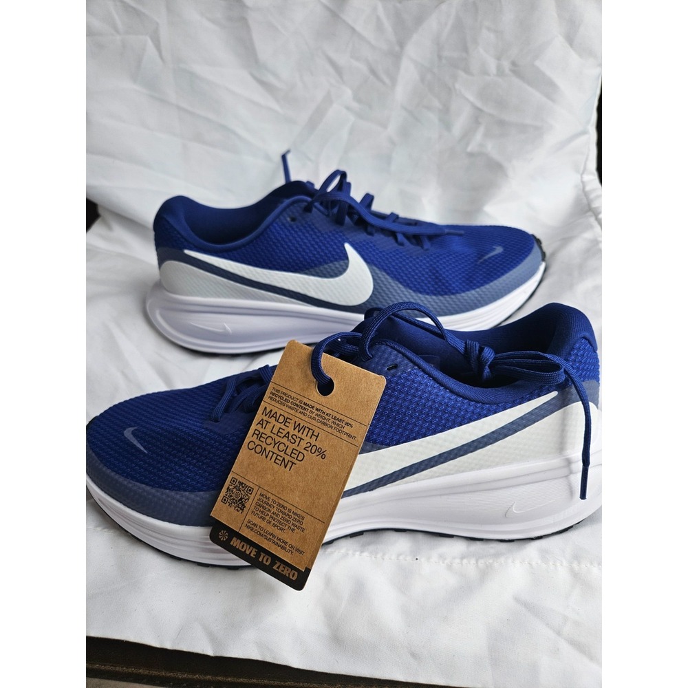 Men's Size 10.5 Nike Revolution 8 Deep Royal Blue World Indigo White HJ9198-401